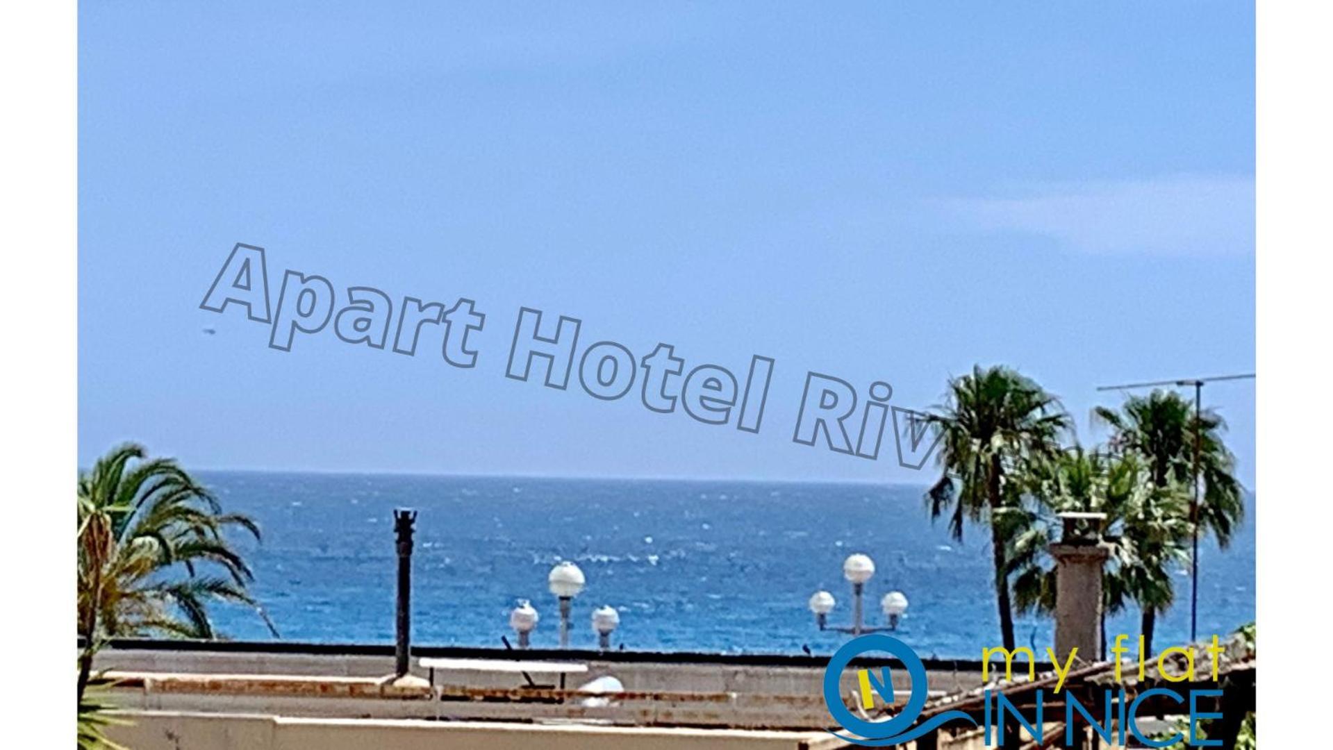 Aparthotel Riviera Nice Cote D'Azur - Old Town - Studio Ac - Sea View - 50M Promenade Des Anglais- La Maison Linda Exterior foto