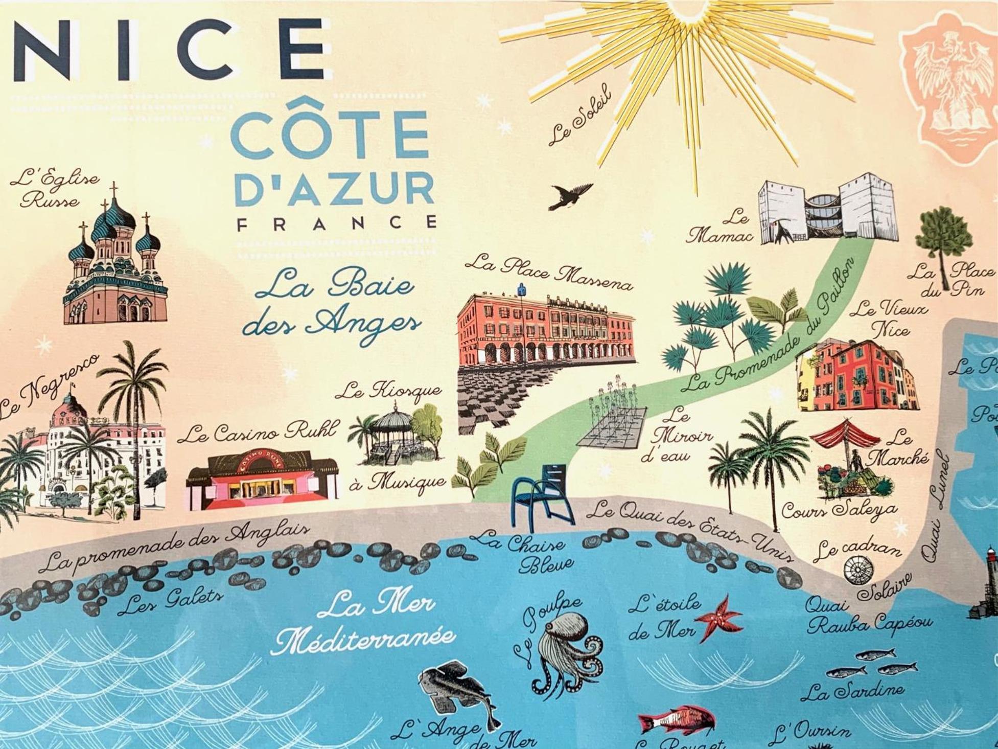 Aparthotel Riviera Nice Cote D'Azur - Old Town - Studio Ac - Sea View - 50M Promenade Des Anglais- La Maison Linda Exterior foto