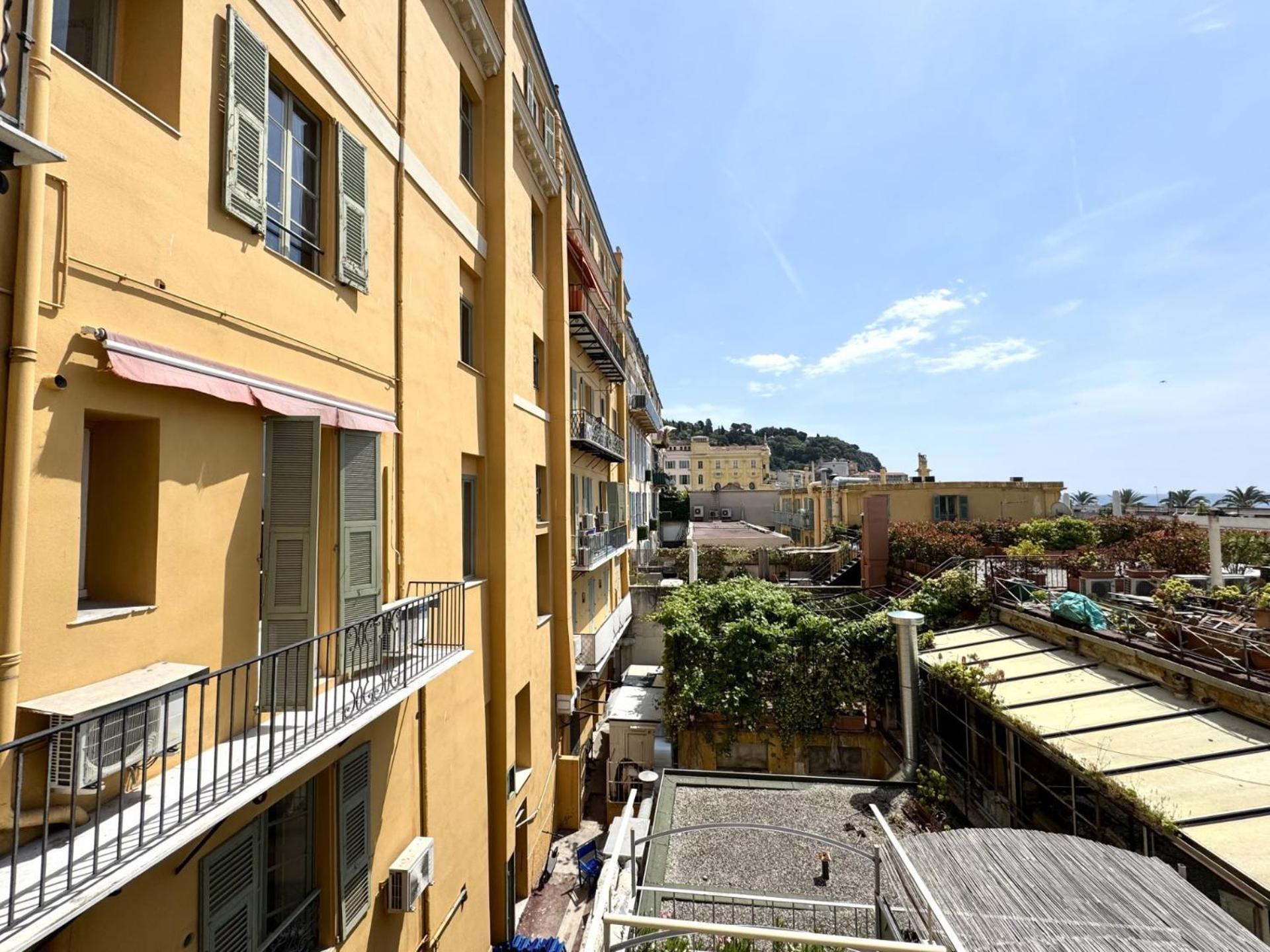 Aparthotel Riviera Nice Cote D'Azur - Old Town - Studio Ac - Sea View - 50M Promenade Des Anglais- La Maison Linda Exterior foto
