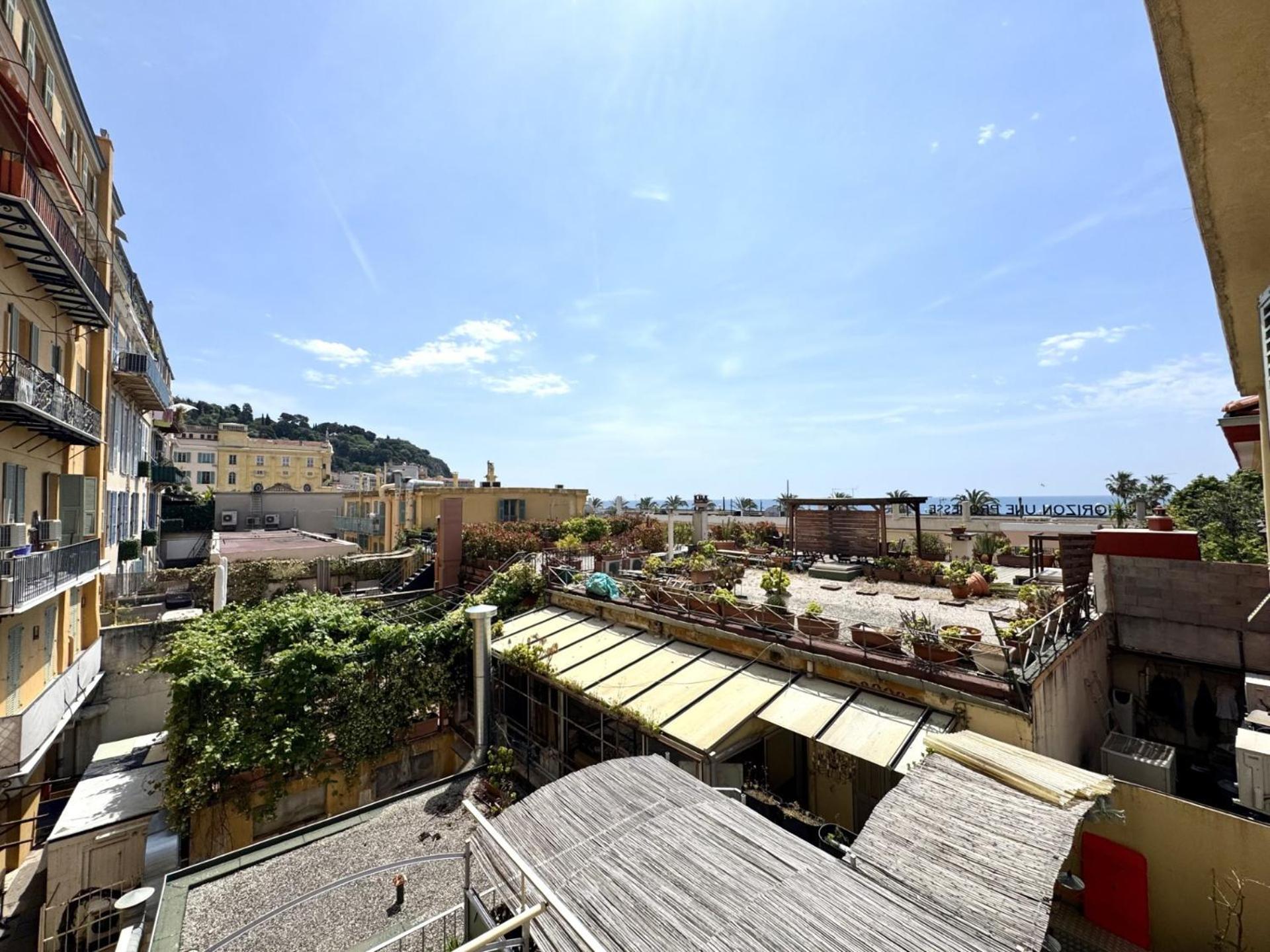 Aparthotel Riviera Nice Cote D'Azur - Old Town - Studio Ac - Sea View - 50M Promenade Des Anglais- La Maison Linda Exterior foto